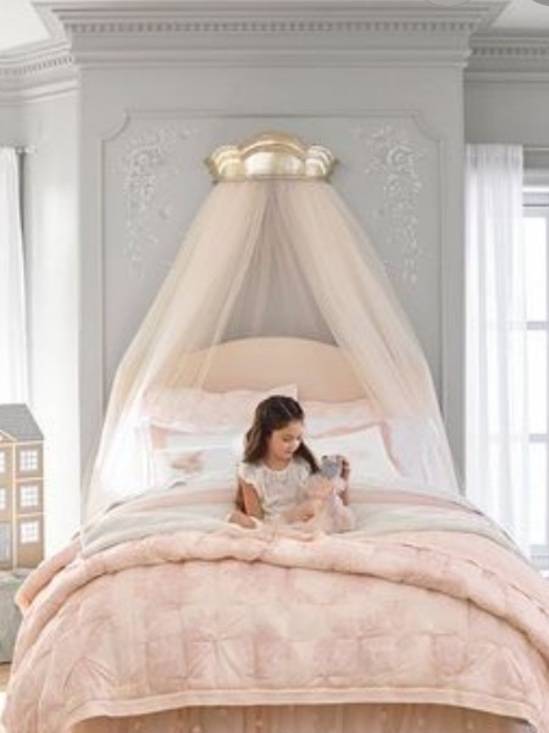 Pottery Barn Other - Pottery Barn Kids Monique Lhuillier Washed Gilded Metallic Cornice Gold